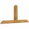 Ekena Millwork Portland Rough Sawn Timber Gable Bracket, Western Red Cedar, 84"W x 38"H x 6"D x 6"F, 11/12 Pitch GBW084X38X0606POR00RWR - alternate 5